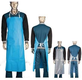 China Waterproof Kitchen TPU Bib Protective Clothing Aprons For Cleaning Oil Resistance supplier